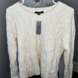 Ann Taylor original with tags white sweater